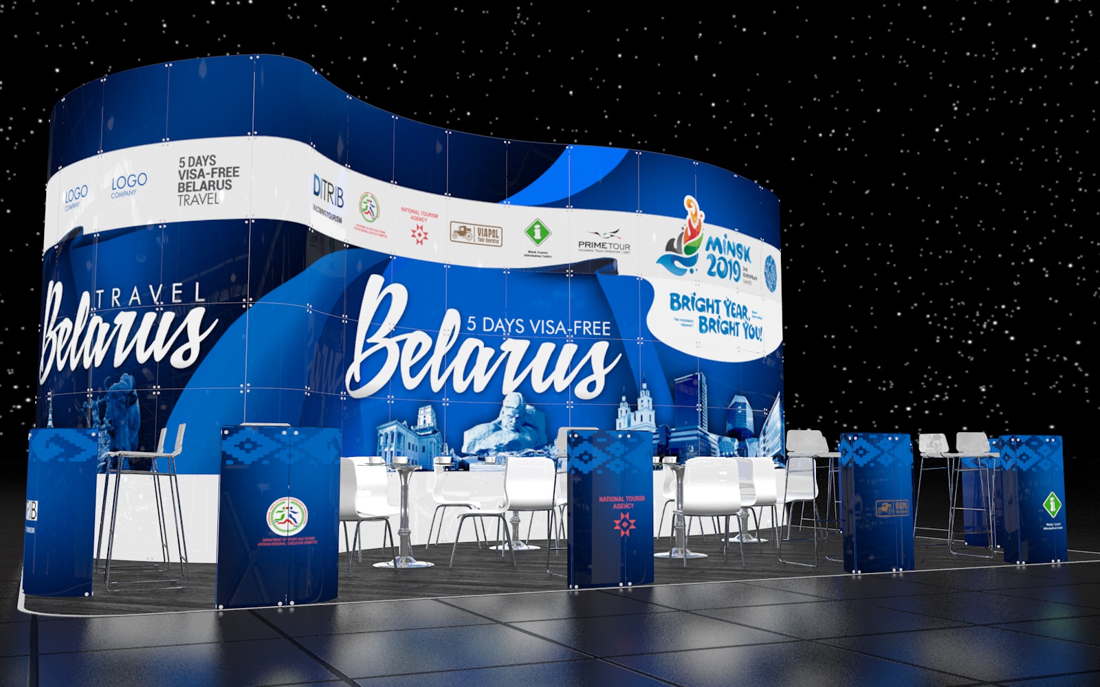 Стенд республики Беларусь для Выставки LTB Berlin 2019