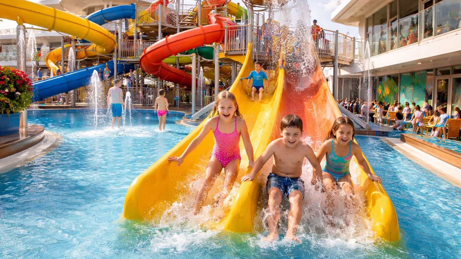 Инфраструктура на лайнере для детей