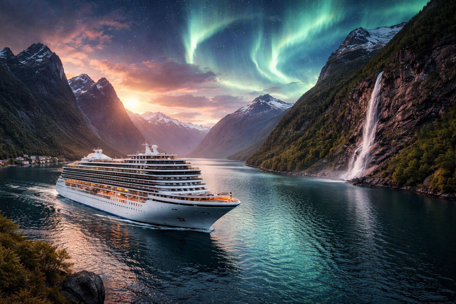 Круизы по Норвегии фьорды, северное сияние и маршруты по Лофотенам