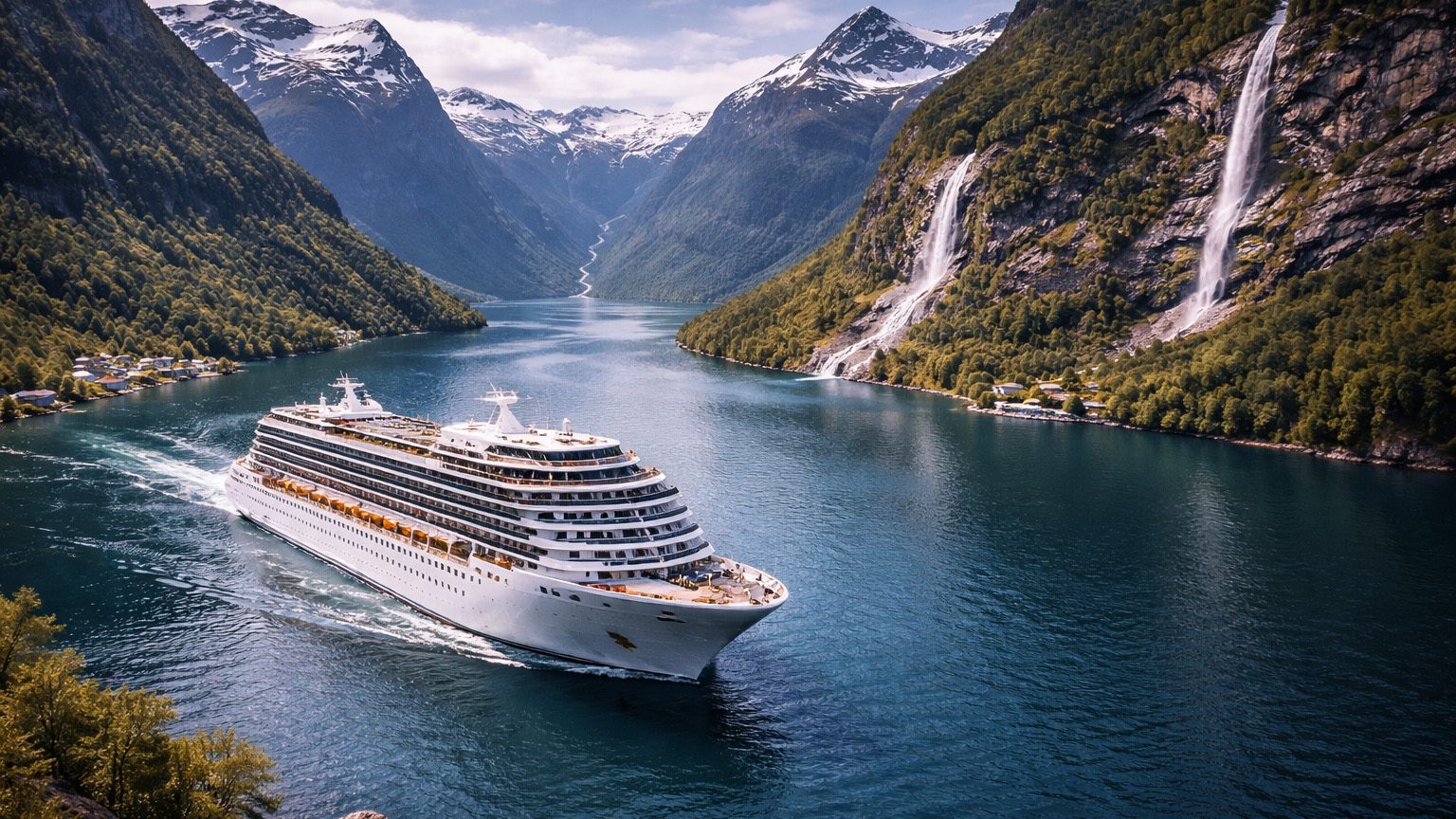 Типичные маршруты круизов по Норвегии
